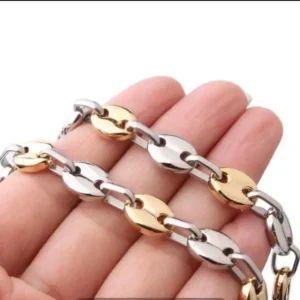 Gucci Two Tone Gold/ Silver Platted 11MM